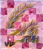 Rameaux 6 2025 Papiers Kraft blanc tissés 41 x 35 cm