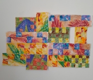 Tissage recomposé 2025 87 x 55 cm