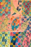 tissage recomposé 2026 papiers de soie 90  x 63 cm